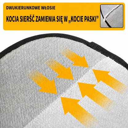 MONORA - Wielorazowe rękawice do usuwania sierści zwierząt