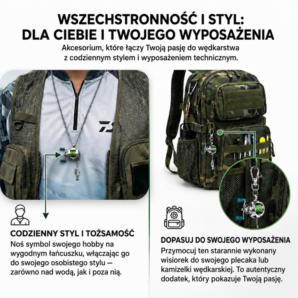 MONORA - Naszyjnik Wędkarski